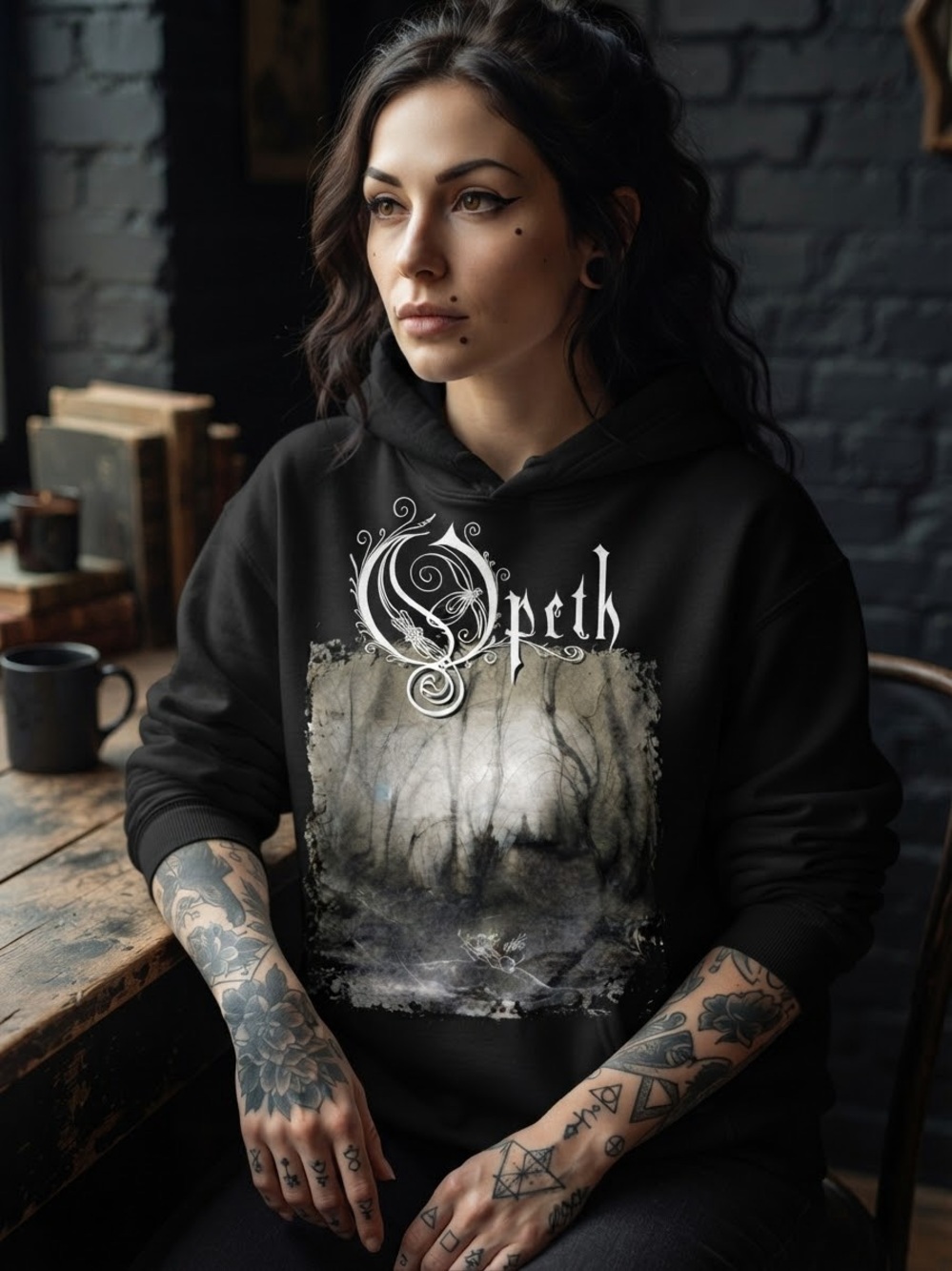 Opeth Blackwatter Park. Progressive Death Metal Hoodies Cotton Streetwear Hooded